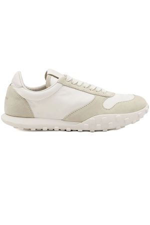 White and beige calf leather sneakers JIL SANDER | J32WS0056P0156122